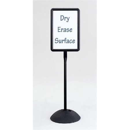 SAFCO Safco 4117BL Write Way Rectangular Sign in Black 4117BL